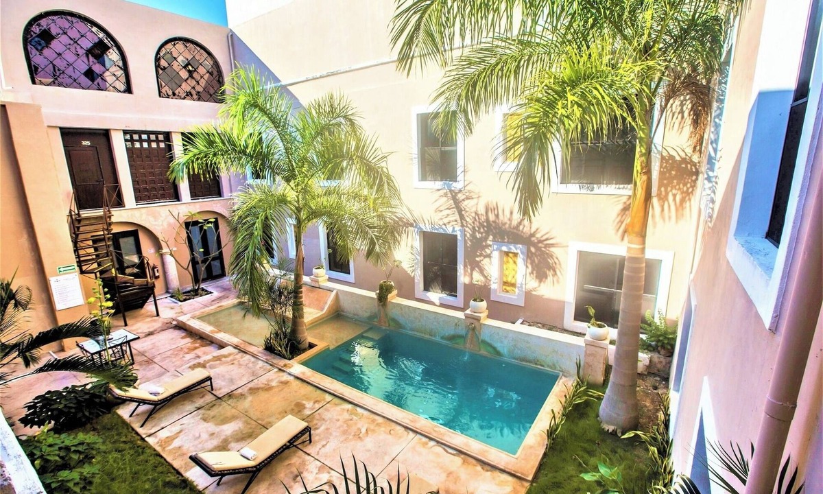 Centro Hotel | 3 Units Double Beds | Pool | Centro Mérida Near Parque Santa Lucia