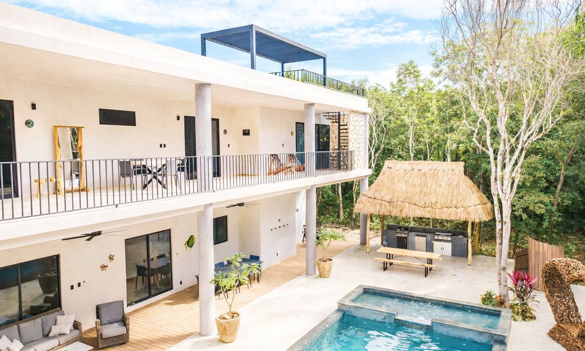 Puerto Morelos House | Jungle Retreat with Master Suites