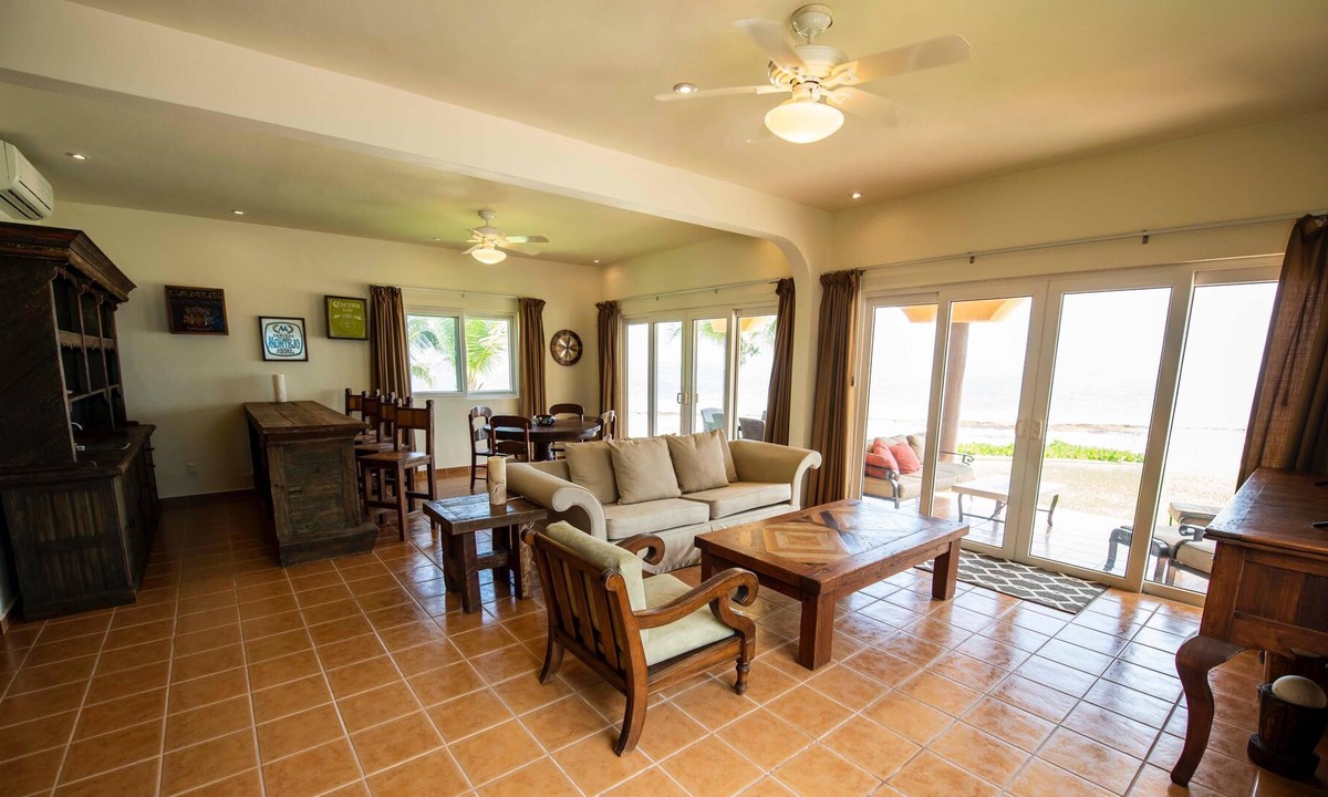 Puerto Morelos Villa | Las Casitas-Puerto Fabulous Ocean Front Three Bedroom in Heart of Puerto Morelos
