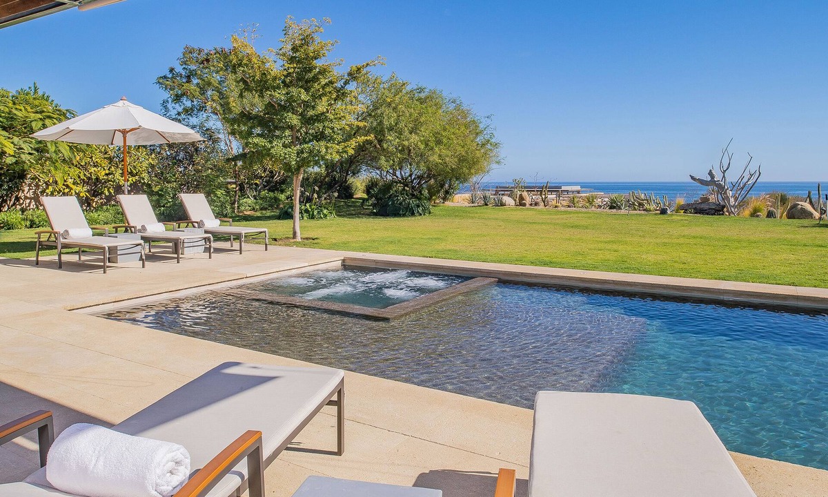 San Jose del Cabo Villa | Luxury Ocean View Villa w/Heated Pool, Hot Tub & Steps to Beach in Ritz Complex