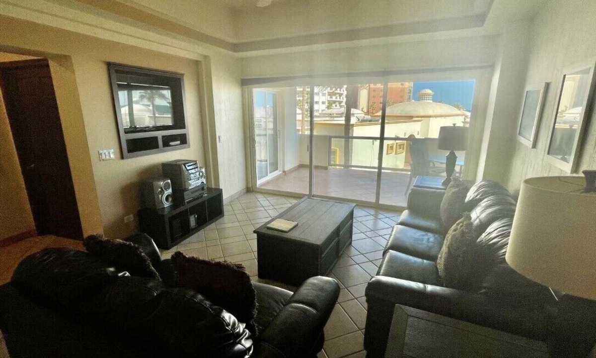 Sandy Beach Condo | Spectacular 2 Bedroom Condo on Sandy Beach at Las Palmas Resort G-201