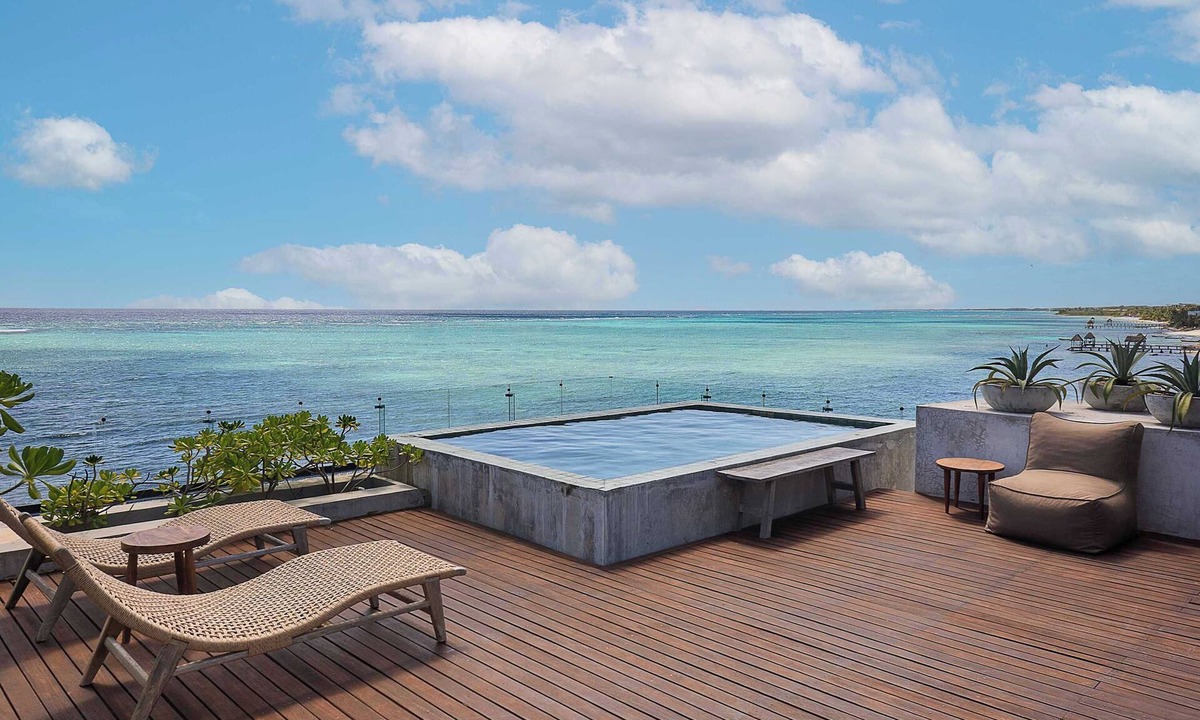 Soliman Bay Apartment | Tankah Bay 3BR Beachfront| ¡Rooftop & Plunge Pool!
