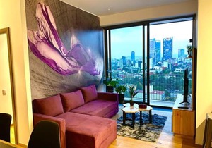 Penthouse con la mejor vista de Cdmx, 6 personas, Gym y 2 parkings in Mexico City