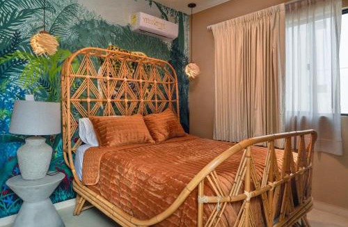 Puerto Morelos Apartment | 2 pools,long stays,peaceful complex,relax,WiFi,remote work,8mins drive to beach,casa Yellowstone
