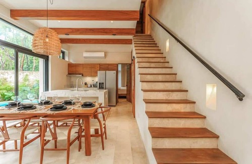 Zama Condo | Aldea Zama Jungle Home: Private Pool & Garden Tub