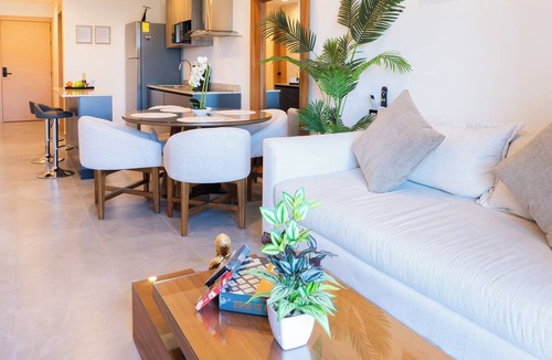 Zona Dorada Apartment | Apartment in Zona Dorada, 6 minutes from the beach, with a rooftop pool and barbecue area