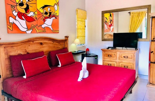 Playacar House | Balcony Comfort Double Room with pool B&B Dolce Vita Caribe Playacar