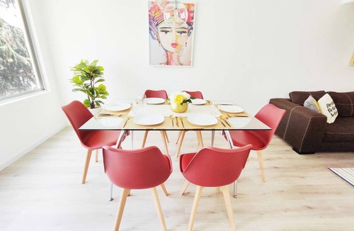 Escandon Apartment | Beautiful Apt steps to Condesa. 4Beds +Parking