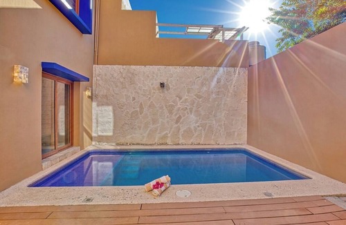 San Francisco House | Casa Piedra: 4BR/4BA, Private Pool & Rooftop Palapa, Sleeps 8 San Pancho Nayarit