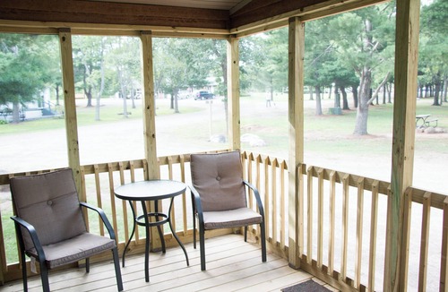Markville Apartment | Charming 2 bedroom cabin at a resort near Hinckley, located near the WI border