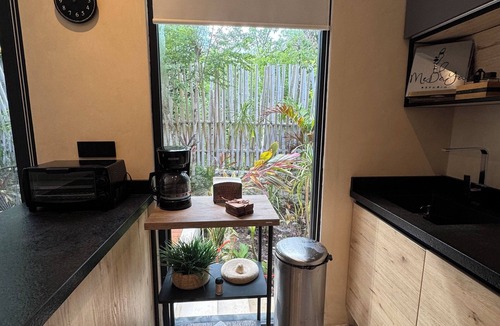 Tulum City Center House | Chic 2-bedroom jungle bungalow in fabulous Tulum with Tiki Patio and Plunge Pool