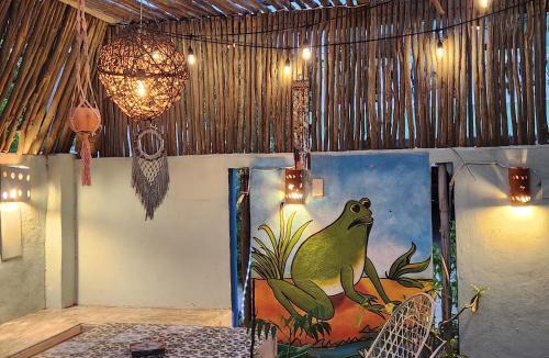 Puerto Yucalpeten Apartment | Courtyard family room