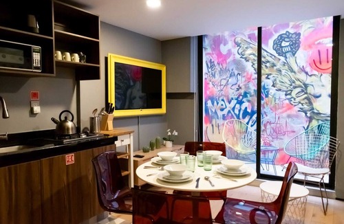 La Condesa Apartment | Departamento con moderna terraza amplio y super Ubicacion