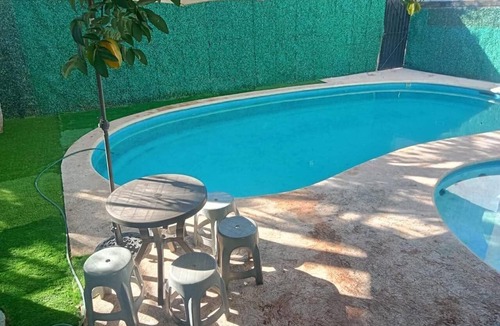 Hidalgo Apartment | Depto. con alberca, Aire Acondicionado y cerca de Carrizalillo, hasta 6 personas