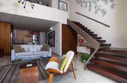 Amapas Condo | Designer Penthouse at V177 | Walk to Beach 1BD Condo for rent in Old Town, Puert