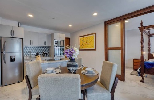 Downtown Cabo San Lucas Apartment | Dog-friendly Apartment With Rooftop Infinity Pool, Gym, Central AC & Balcony