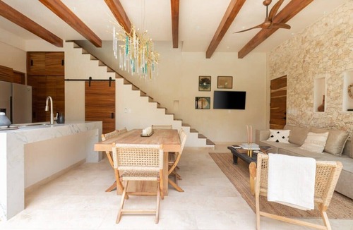 Zama Condo | Eco-Chic TownVilla with Private Pool | Gated at Tulum | Concierge