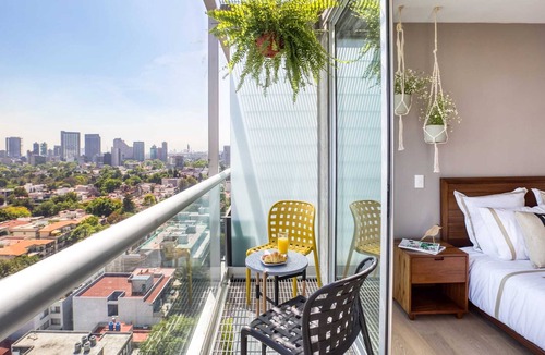 Miguel Hidalgo Apartment | Ideal Apt w/Pvt Balcony | Great Rooftop+Gym+Pool