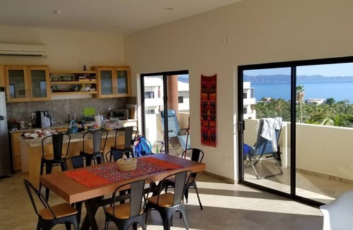 La Ventana Condo | La Ventana Penthouse 2 BR 2.5 BA Big Panoramic Living Room at Club Cerralvo