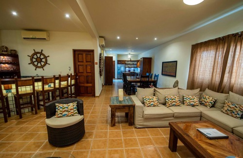 Puerto Morelos Villa | Las Casitas-Playa Fabulous Ocean Front Three Bedroom in Heart of Puerto Morelos