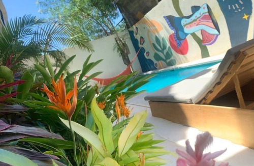 Barra de Colotepec House | luxury 6-bdr building in gorgeous Brisas de Zicatela with AC, pool and yoga area