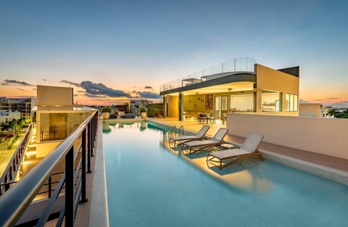 Zazil-ha Condo | Mangrove View 2BR w Rooftop Pool Near 5th Ave