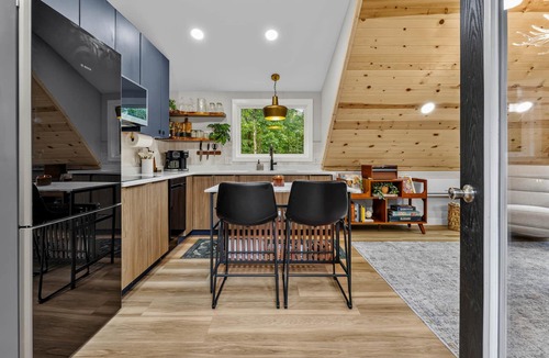 Fredericktown Cabin | Modern Tiny Cabin on 28 Acres w/Clear Creek & Swimming Hole