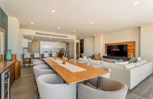 Downtown Cancun Apartment | Penthouse in Puerto Cancún with a Beach and Dock on the Property. | Sleeps 10.