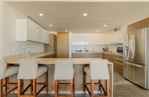 Downtown Cancun Apartment | Penthouse in Puerto Cancún with a Beach and Dock on the Property. | Sleeps 10.