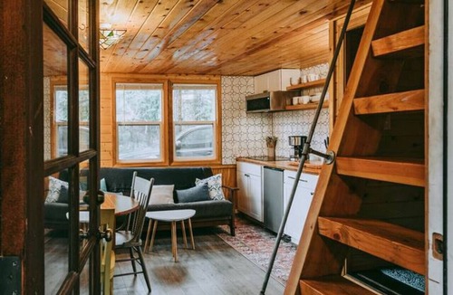 Index Cabin | Persis River View-Outdoor shower/Sauna/Cold plunge