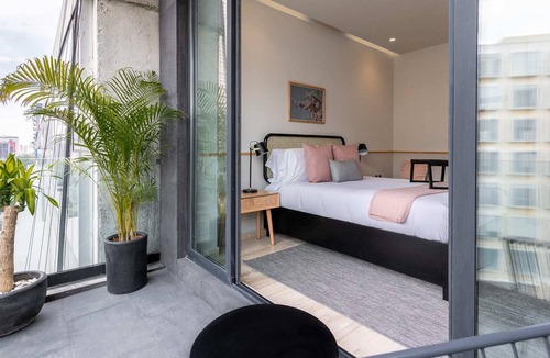 Miguel Hidalgo Apartment | Polanco Breeze 202 | Trendy 1 Bed w Balcony in Mexico City