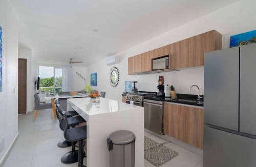 Akumal Apartment | Reefside w Beach Club&Gym/Roof Top SeaView/Wi-Fi