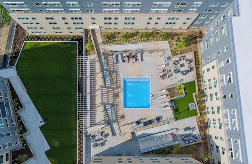 St. Elizabeth's Apartment | Sleek Brighton 1BR w/W/D, Pool, near T & Restaurants, by Blueground