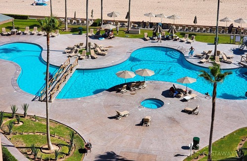 Sandy Beach Condo | Sonoran Spa N806 - 1 BR Next to the Pool, High Speed Wi-Fi - Beachfront Upper Floor Luxury Condo