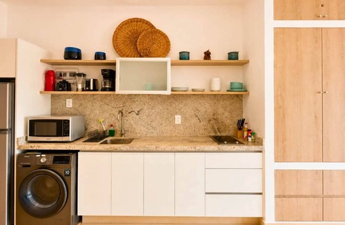 Luis Donaldo Colosio Apartment | Stylish Balcony Studio Beach Area · Blanko Living
