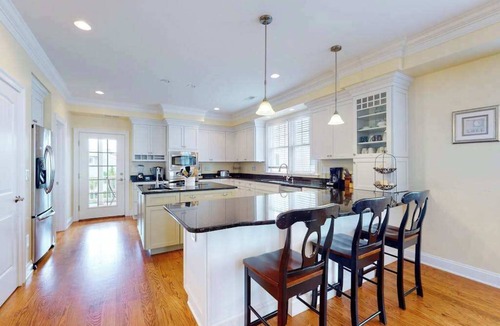Bethany Beach House | Sunny townhome steps from beach with WiFi, fireplace, AC & washer/dryer