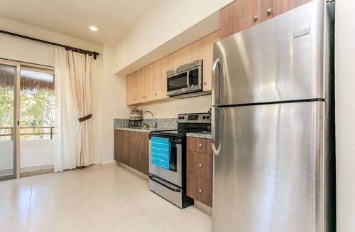 Zama Condo | Tulum Condo | Pool | Balcony | Near Shops & Beach