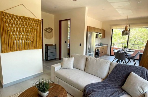 Tulum City Center House | Tulum modern boho 1br condo- perfect location