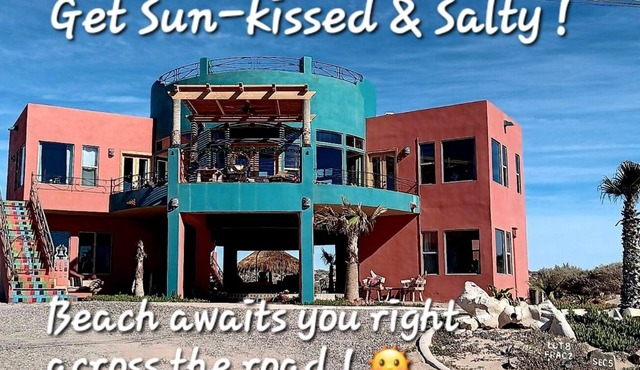 𖤓HOT PRICE DROP 🢃 at COOL 5𖤐 SUNRISE CASITA ⛱ 60 SECONDS to LAS CONCHAS BEACH in Puerto Penasco