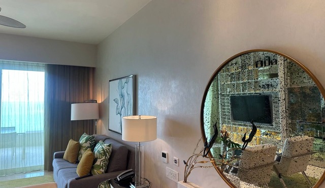2-bedroom hotel suites in perfect Cancún with AC and fitness room in Cancún