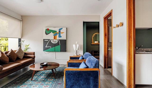 205-2 3 BR 2 Baths Private Terrace - Roma Norte in Mexico City