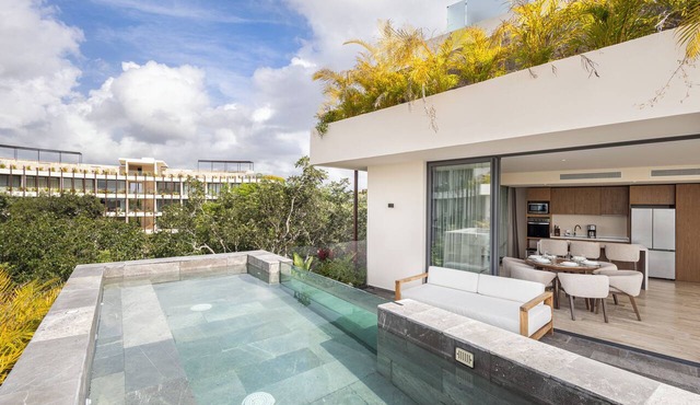 2BR Jungle Penthouse Private Pool in Tulum