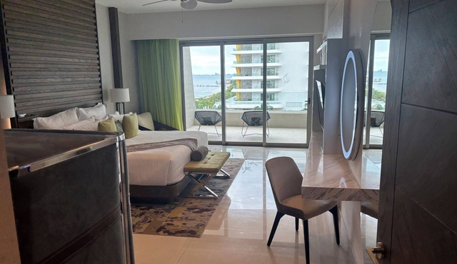Bright Junior Suite perfect for romance and relaxation.