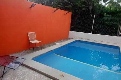 C10 Casa colmena 3 minutes from the beach and pool, 2 bedrooms. in La Peñita de Jaltemba