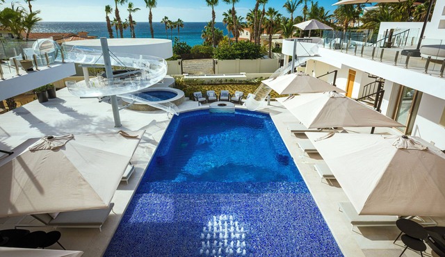 Casa Aqua Blanca: 7BR Ocean-View Villa, Punta Bella near Palmilla, Pool Slides in San Jose del Cabo