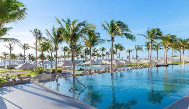 Chic 2-bedroom apartment with fitness room, WiFi in brilliant Cancún in Cancún