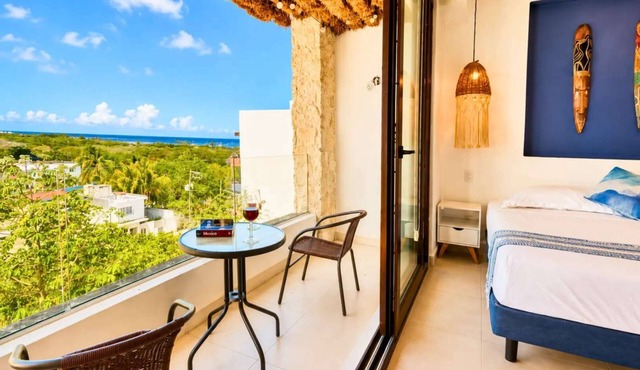 Chic Ocean View Studio near Beach · Blanko Living in Playa del Carmen