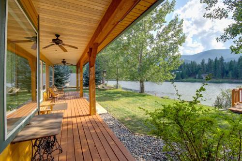 Clark Fork Riverfront Home w/Dock! in Thompson Falls