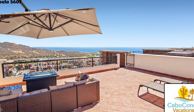 Copala 5607 - Rarely Rented 2BR Owner's Penthouse, Ocean Views, Rooftop Fire Pit in Cabo San Lucas