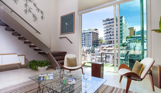 Designer Penthouse at V177 | Walk to Beach 1BD Condo for rent in Old Town, Puert in Puerto Vallarta